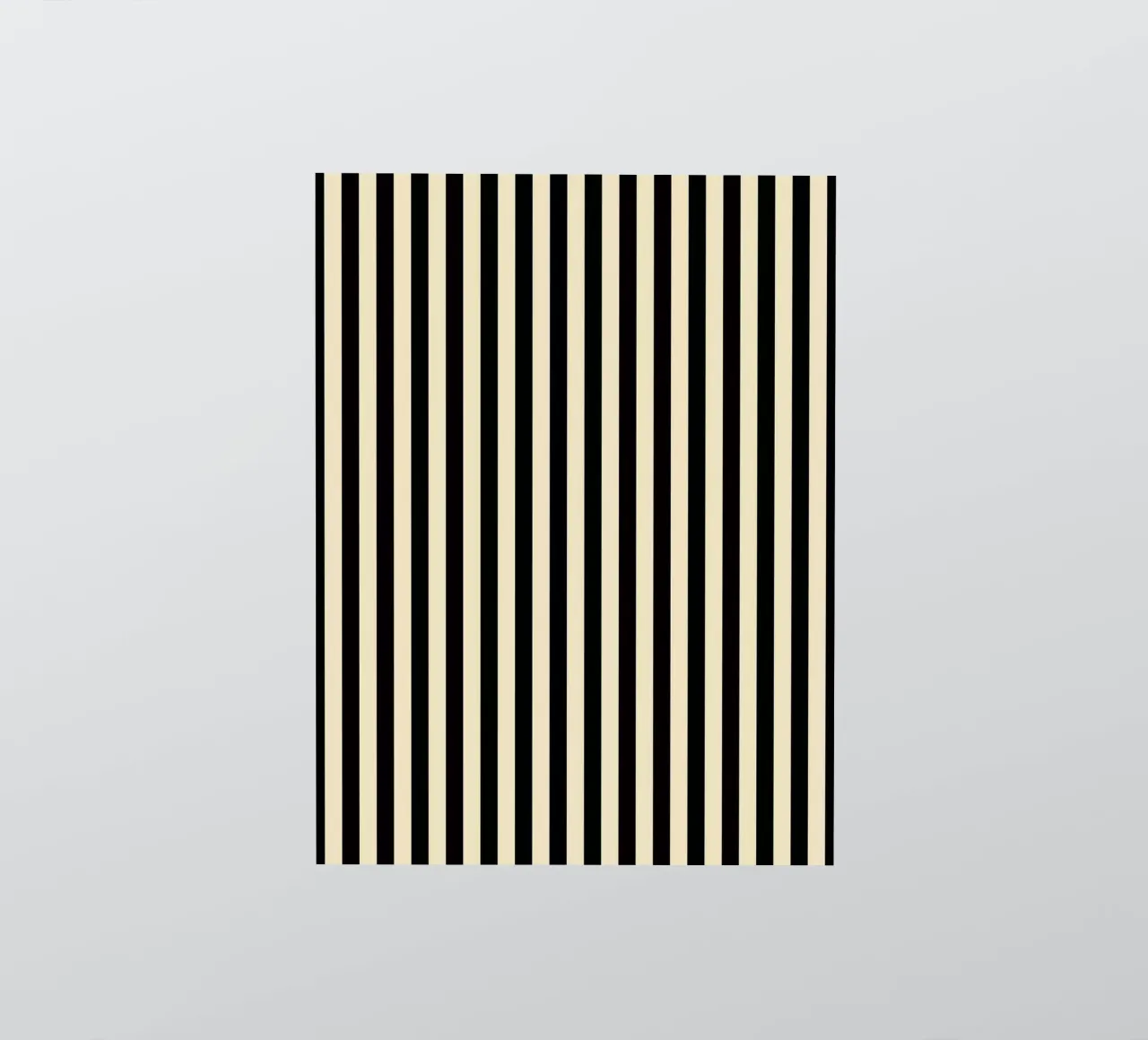 Minimal Basic Bold Stripes | Schwarz und Beige Sticker von Beauty in Simplicity