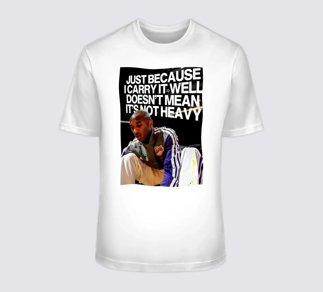 'JUST BECAUSE CARRY WELL DOESNT MEAN NOT HEAVY t-shirt da Type & Tape