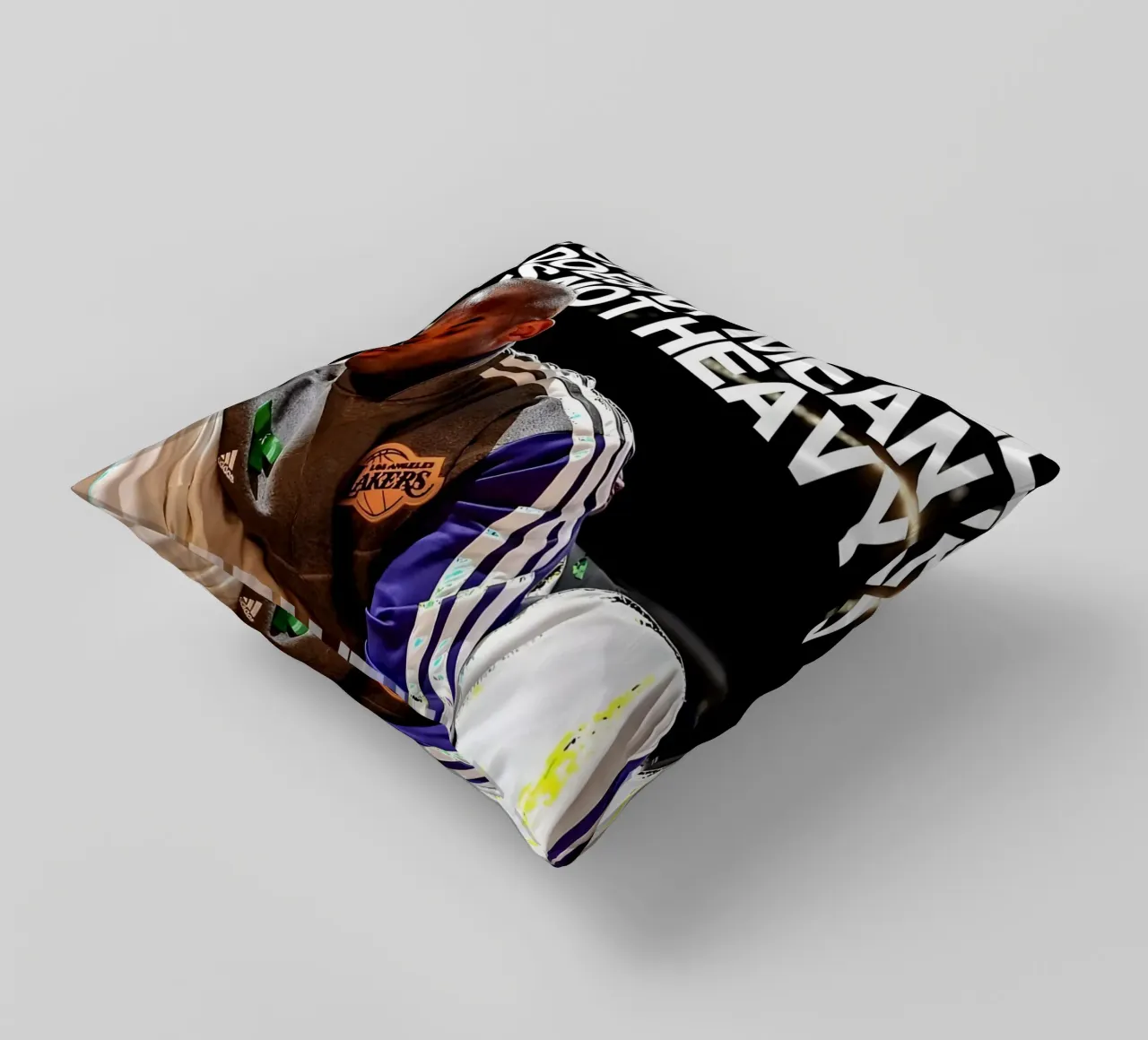 'JUST BECAUSE CARRY WELL DOESNT MEAN NOT HEAVY cuscino da Type & Tape