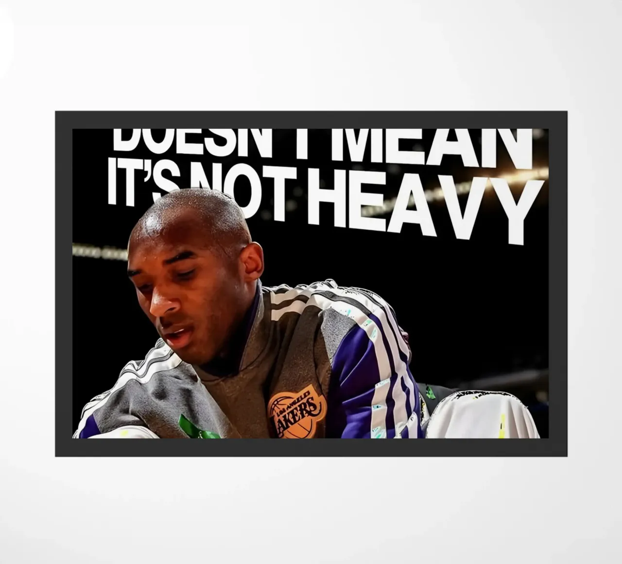 'JUST BECAUSE CARRY WELL DOESNT MEAN NOT HEAVY zerbino da Type & Tape