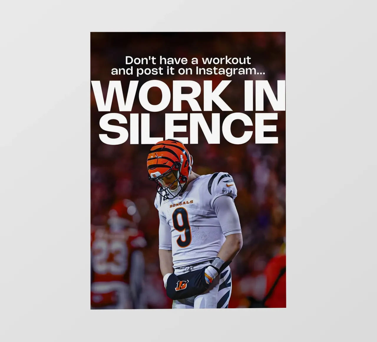 WORK SILENCE pellicola backlit da Type & Tape