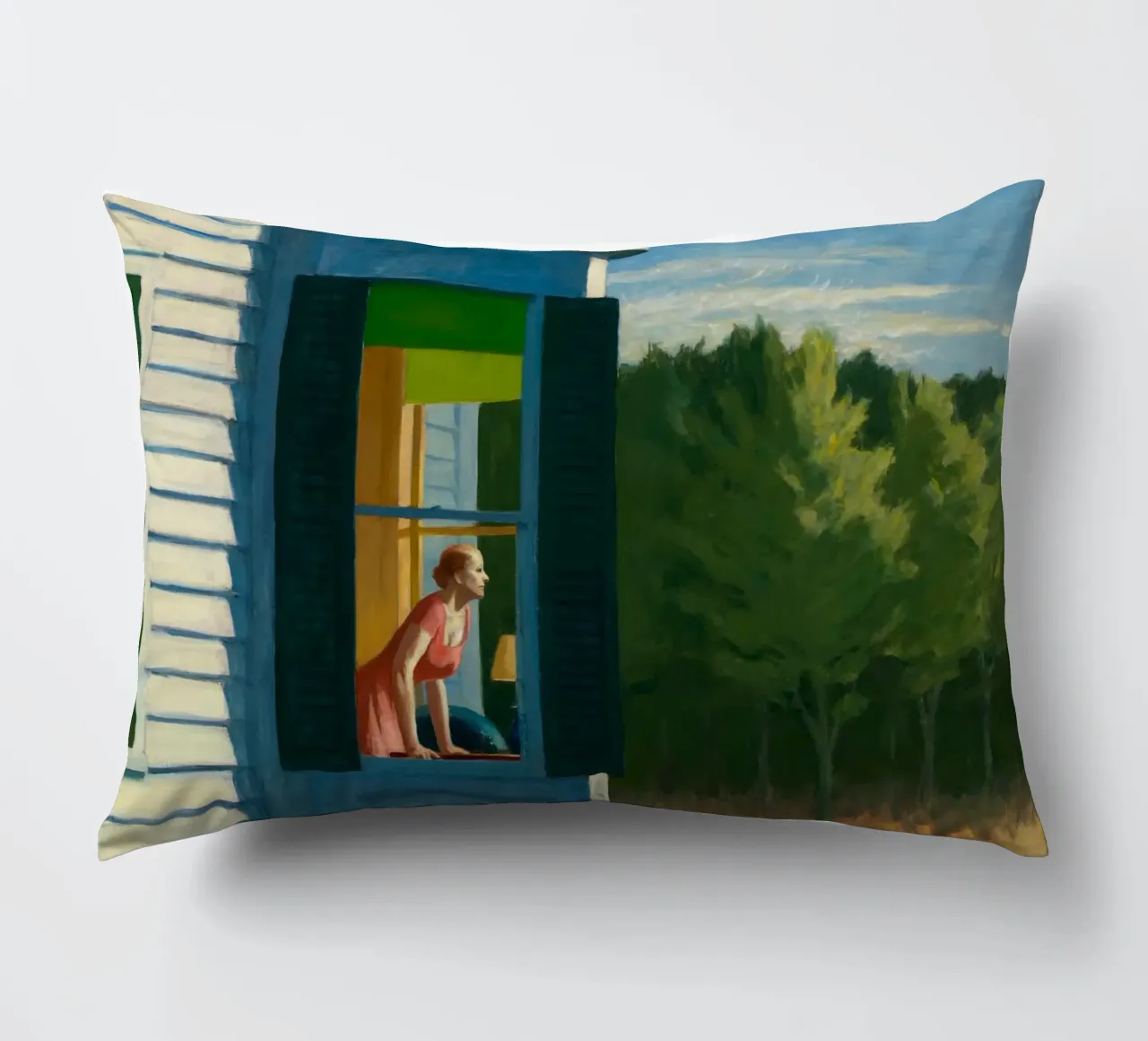 Mattina di Cape Cod, 1950 cuscino da Mollie Pollard