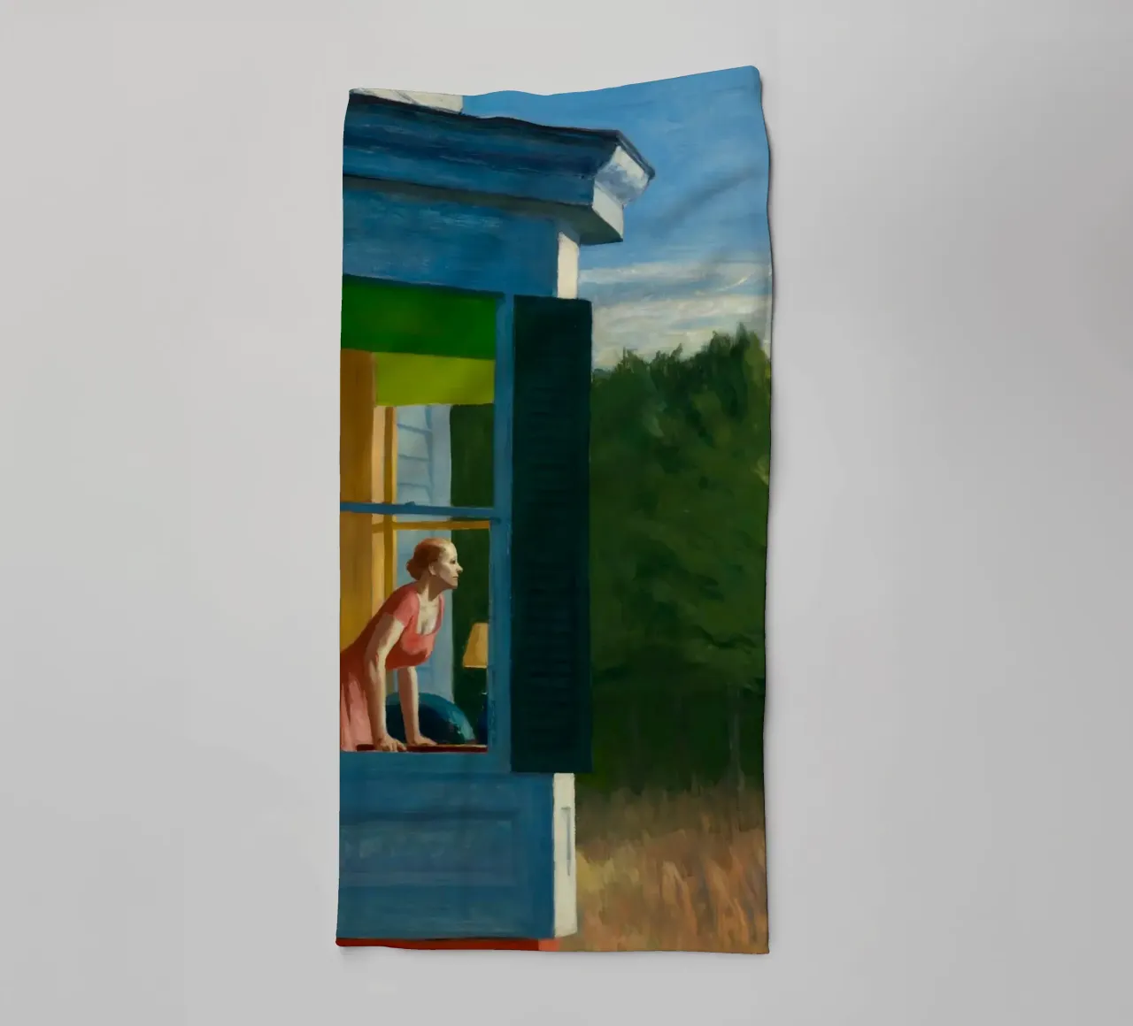 Mattina di Cape Cod, 1950 asciugamano da bagno da Mollie Pollard