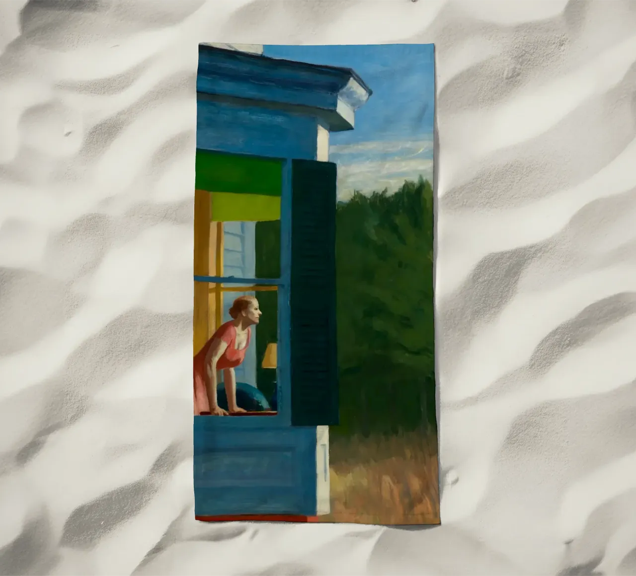 Mattina di Cape Cod, 1950 telo mare da Mollie Pollard