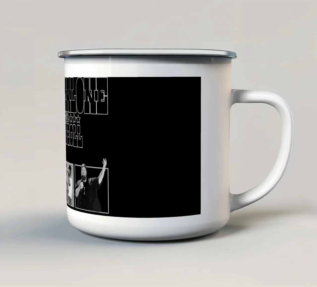 Maglietta essenziale Post Malone & Jelly Roll tazza in smalto da igoshdesigns