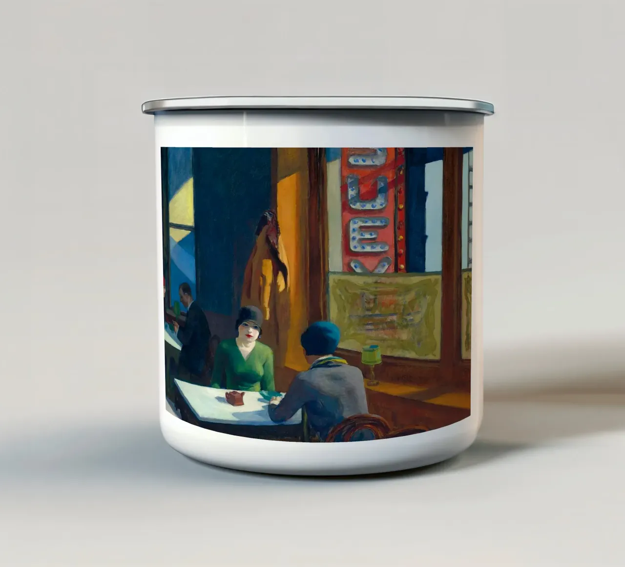Chop Suey, 1929 tazza in smalto da Mollie Pollard