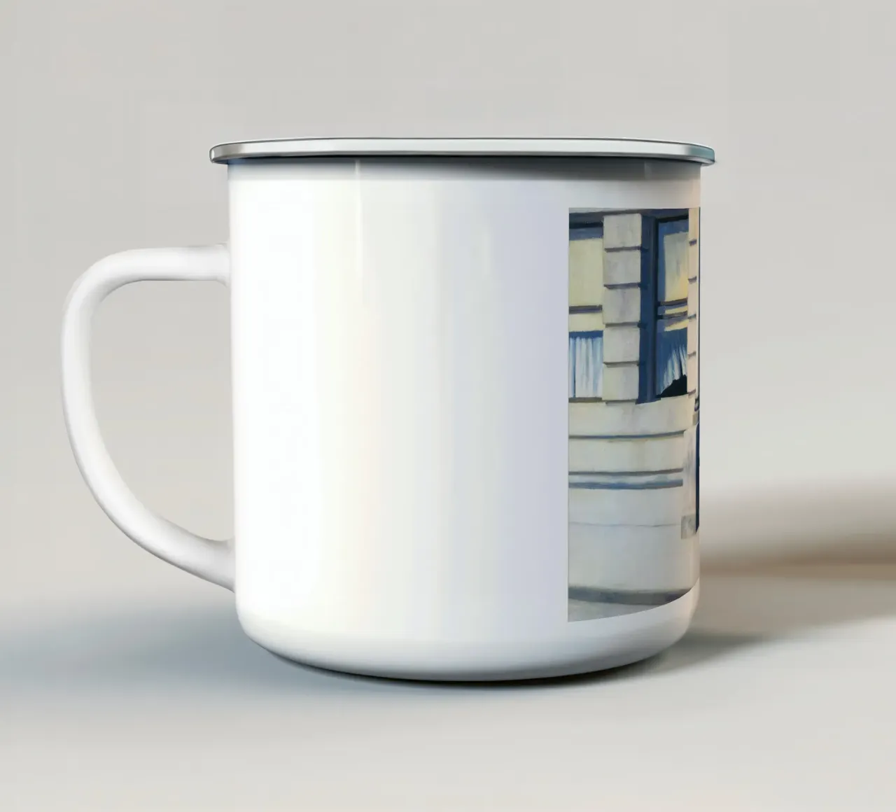 Ora legale, 1943 tazza in smalto da Mollie Pollard