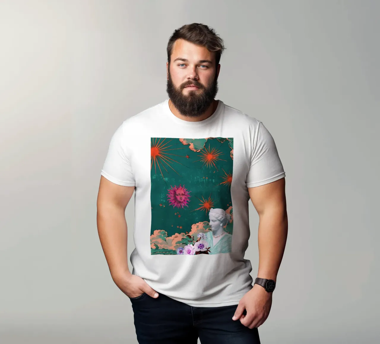 Celestial Maximalism t-shirt da GraceDigitalArtCo