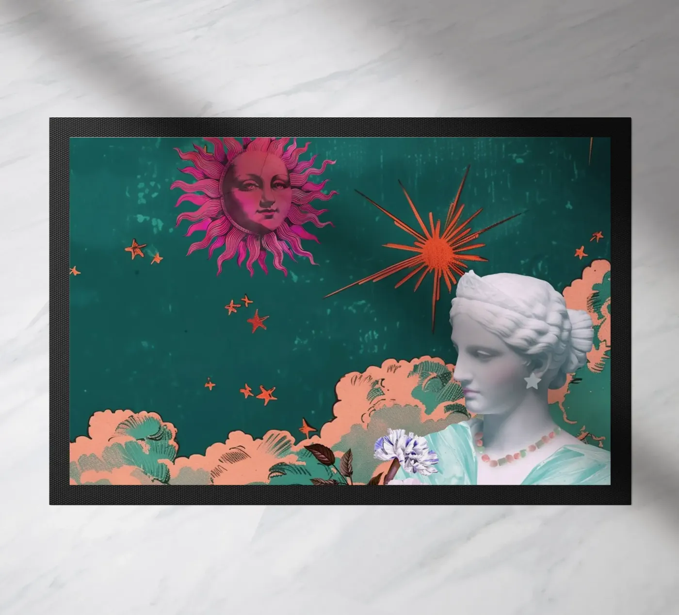 Celestial Maximalism deurmat van GraceDigitalArtCo