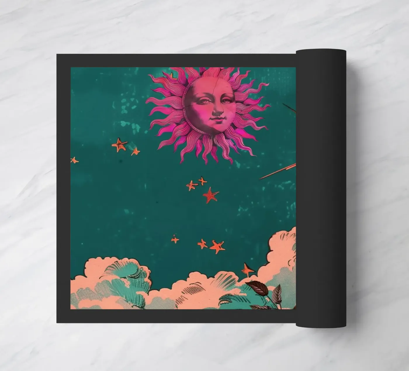 Celestial Maximalism deurmat van GraceDigitalArtCo