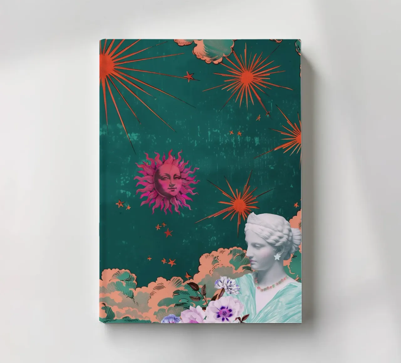 Celestial Maximalism notebook by GraceDigitalArtCo