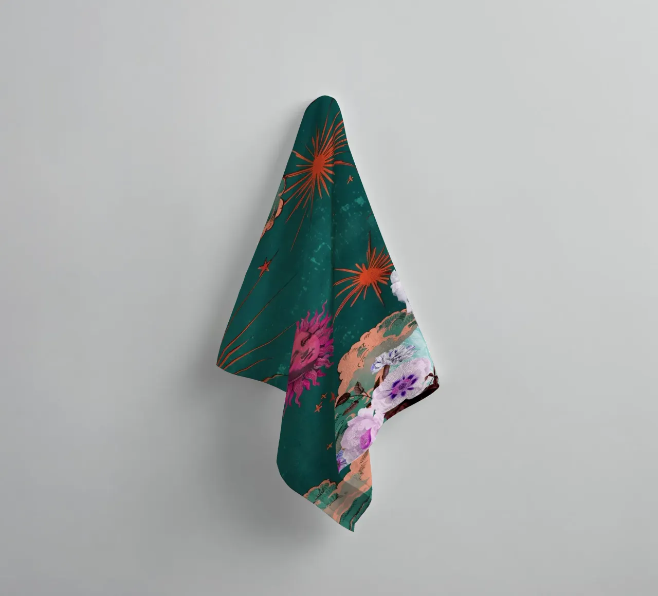 Celestial Maximalism serviette de bain de GraceDigitalArtCo