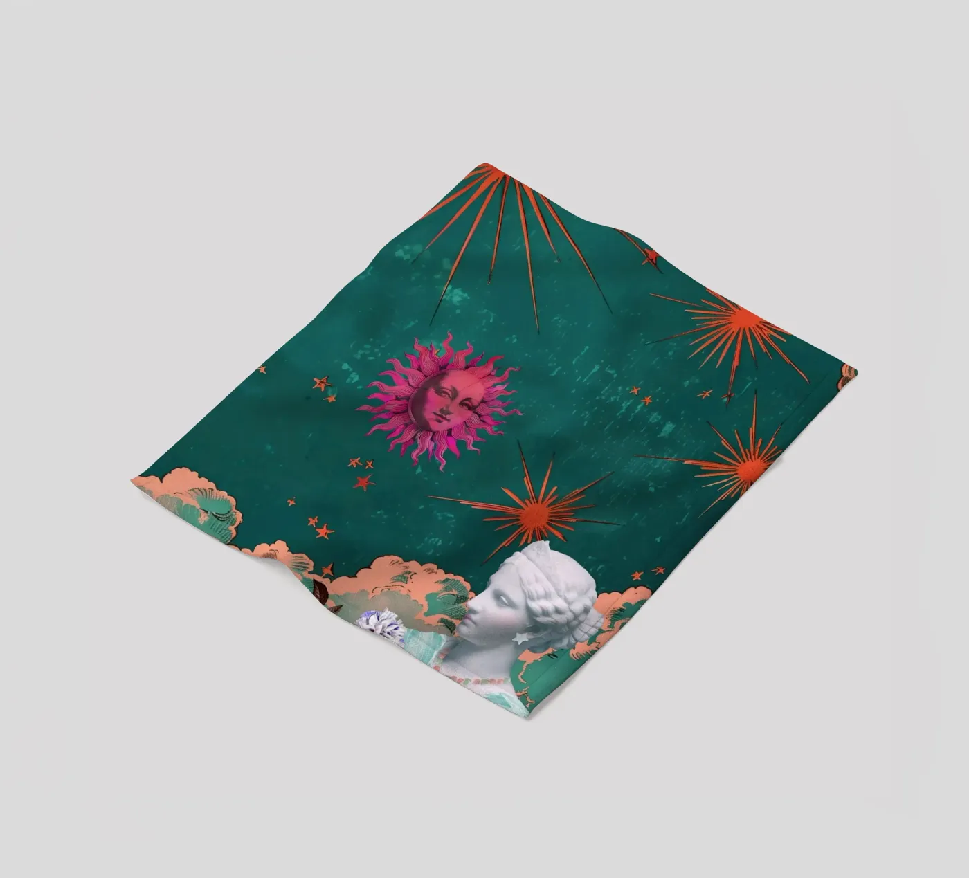 Celestial Maximalism Fleecedecke von GraceDigitalArtCo