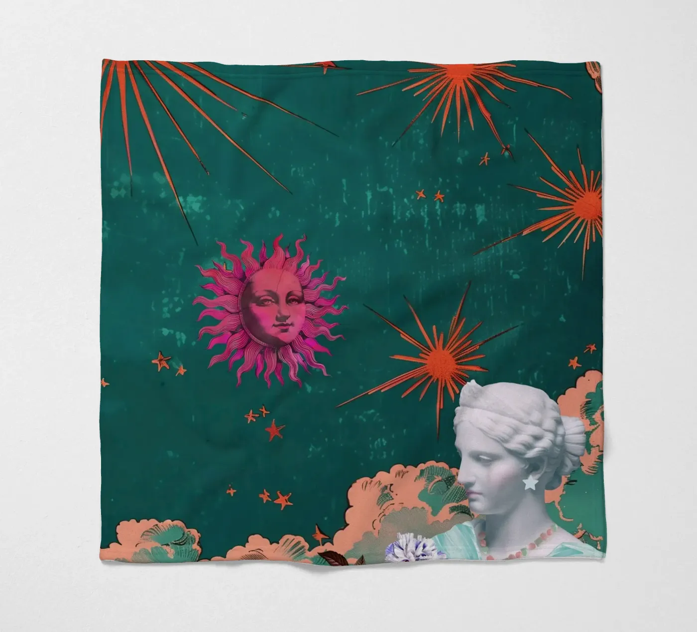 Celestial Maximalism Fleecedecke von GraceDigitalArtCo