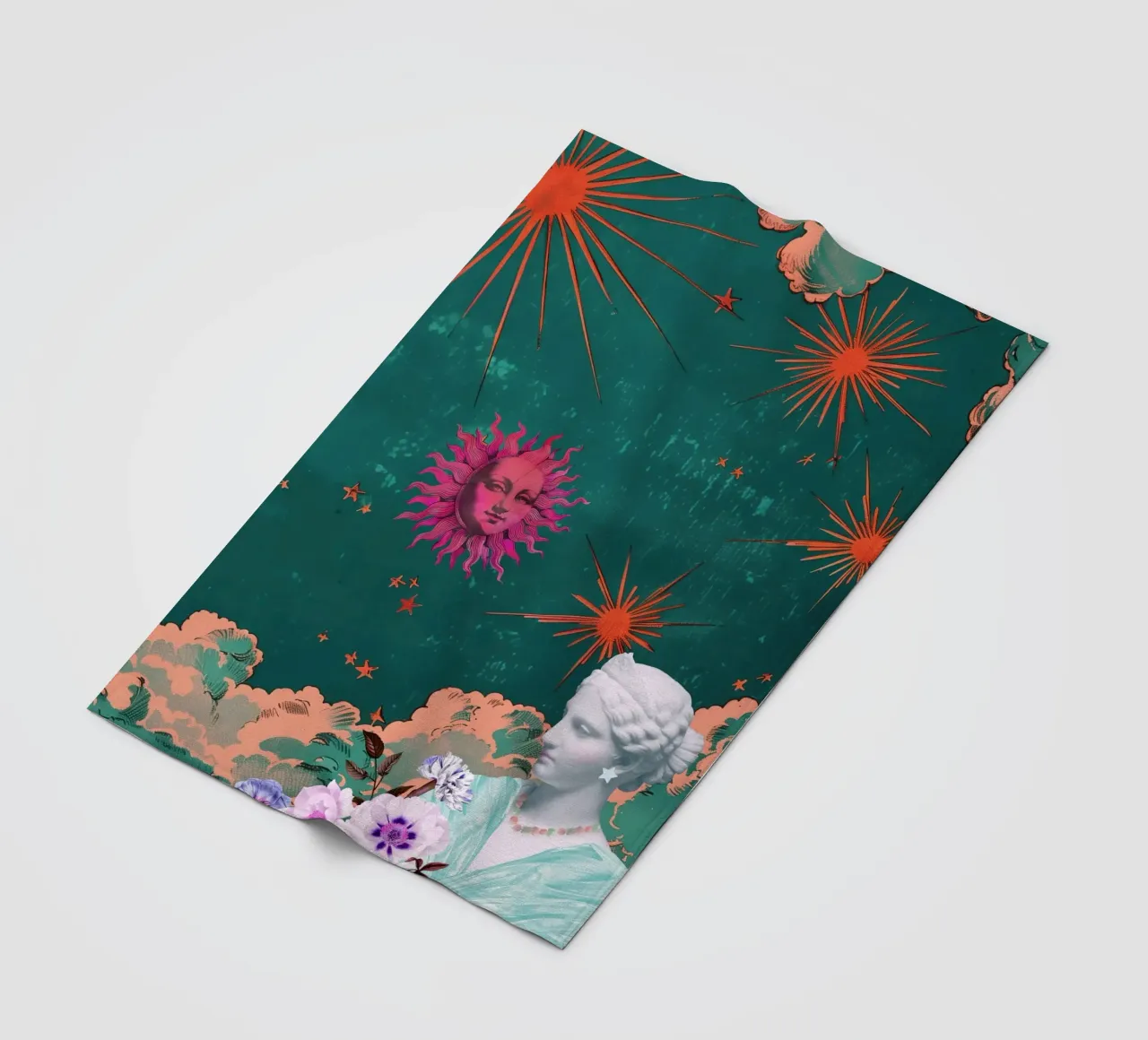 Celestial Maximalism coperta in pile da GraceDigitalArtCo