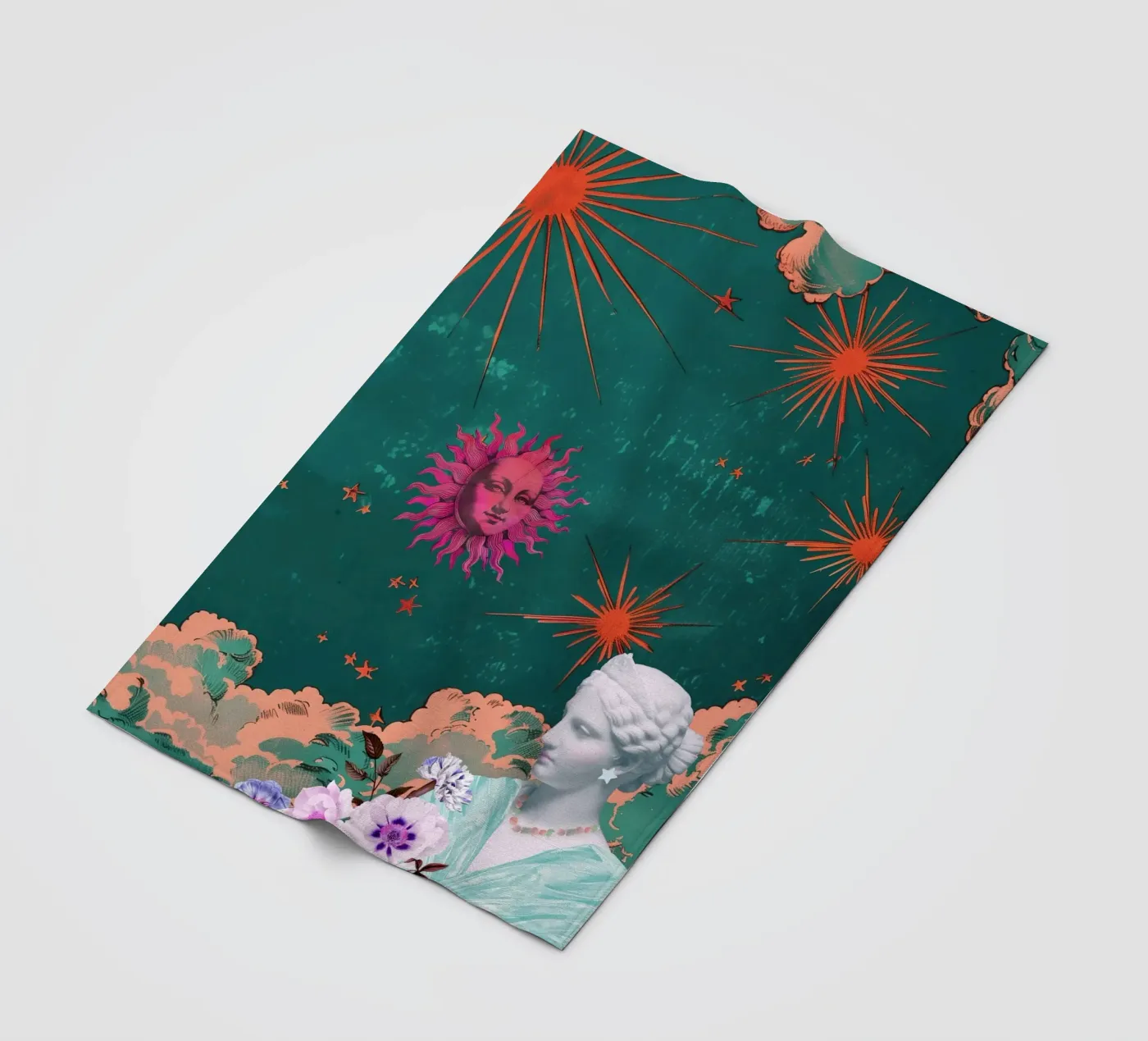 Celestial Maximalism Fleecedecke von GraceDigitalArtCo