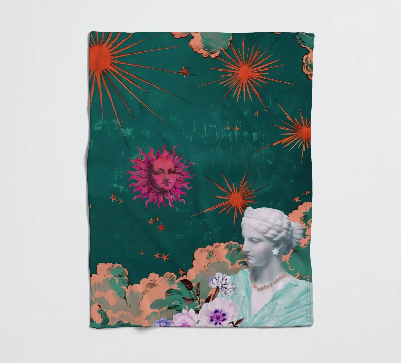 Celestial Maximalism coperta in pile da GraceDigitalArtCo