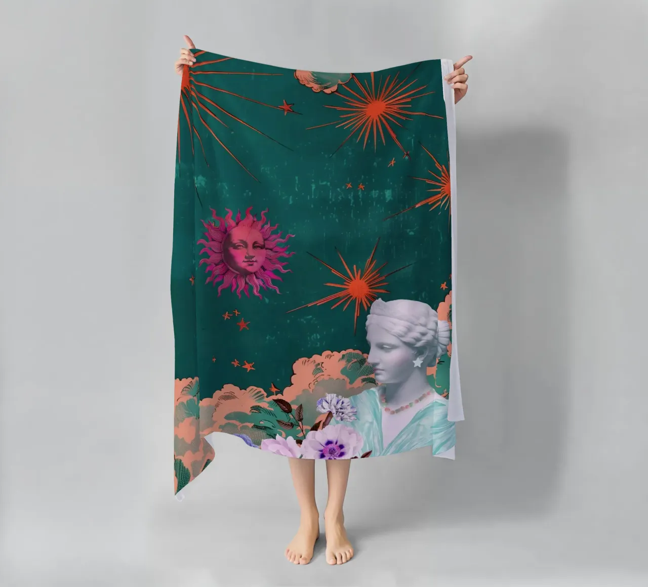 Celestial Maximalism telo mare da GraceDigitalArtCo