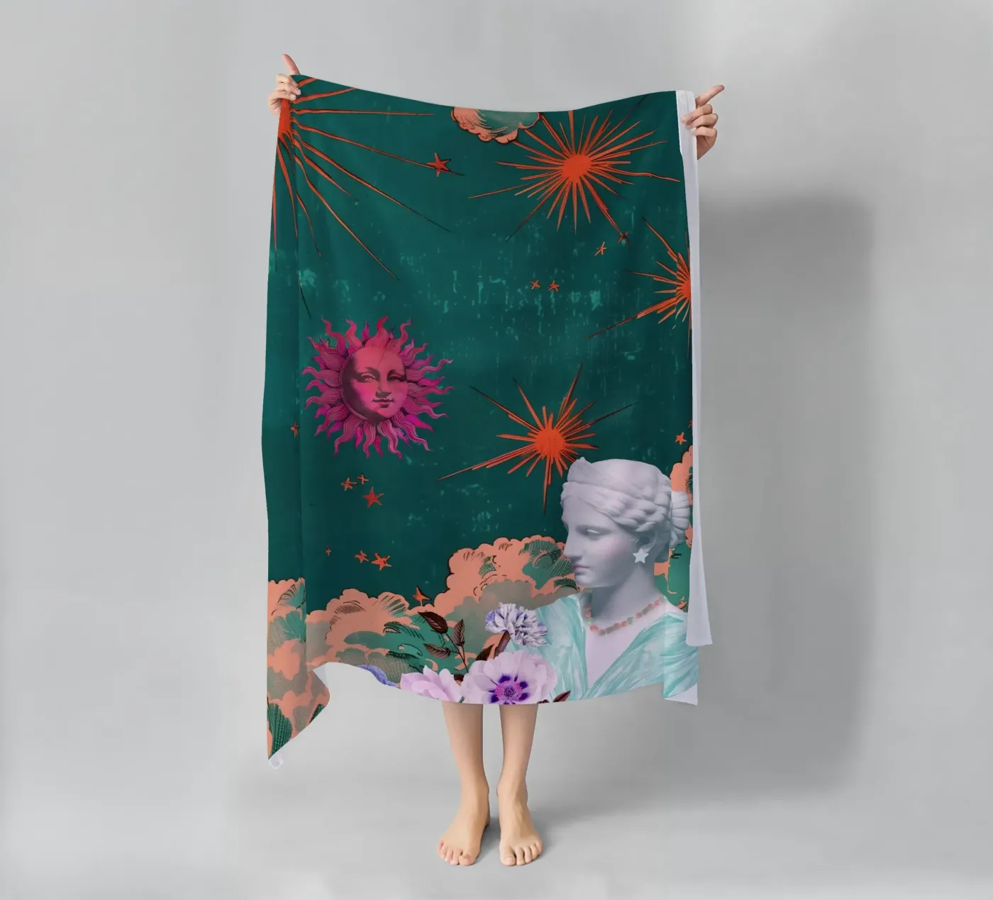 Celestial Maximalism telo mare da GraceDigitalArtCo