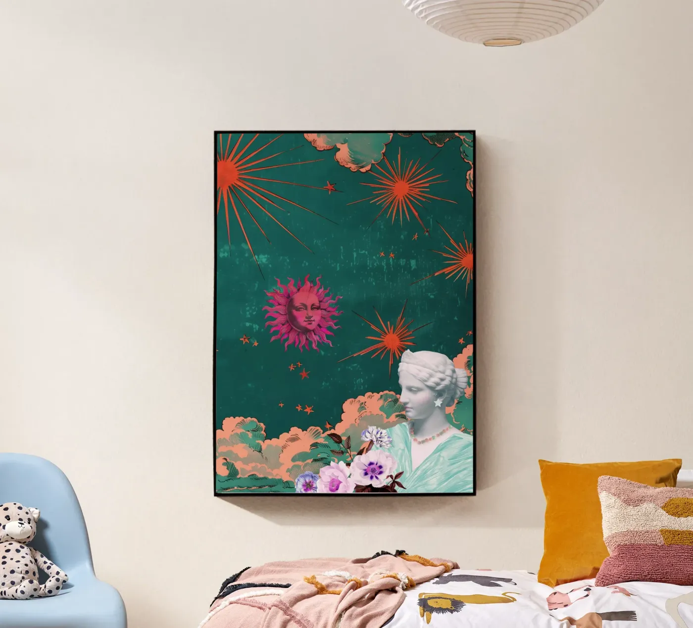 Celestial Maximalism plexiglass da GraceDigitalArtCo