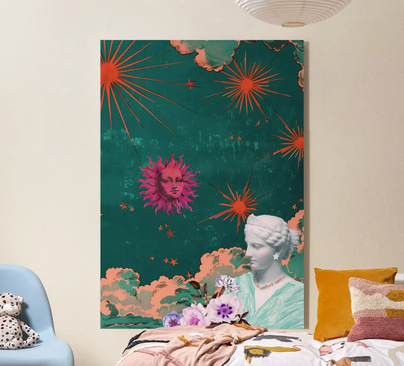 Celestial Maximalism plexiglass da GraceDigitalArtCo