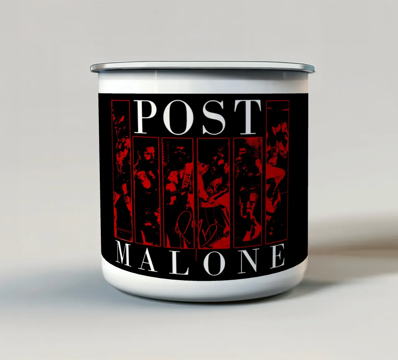Maglietta Post Malone Classic tazza in smalto da igoshdesigns