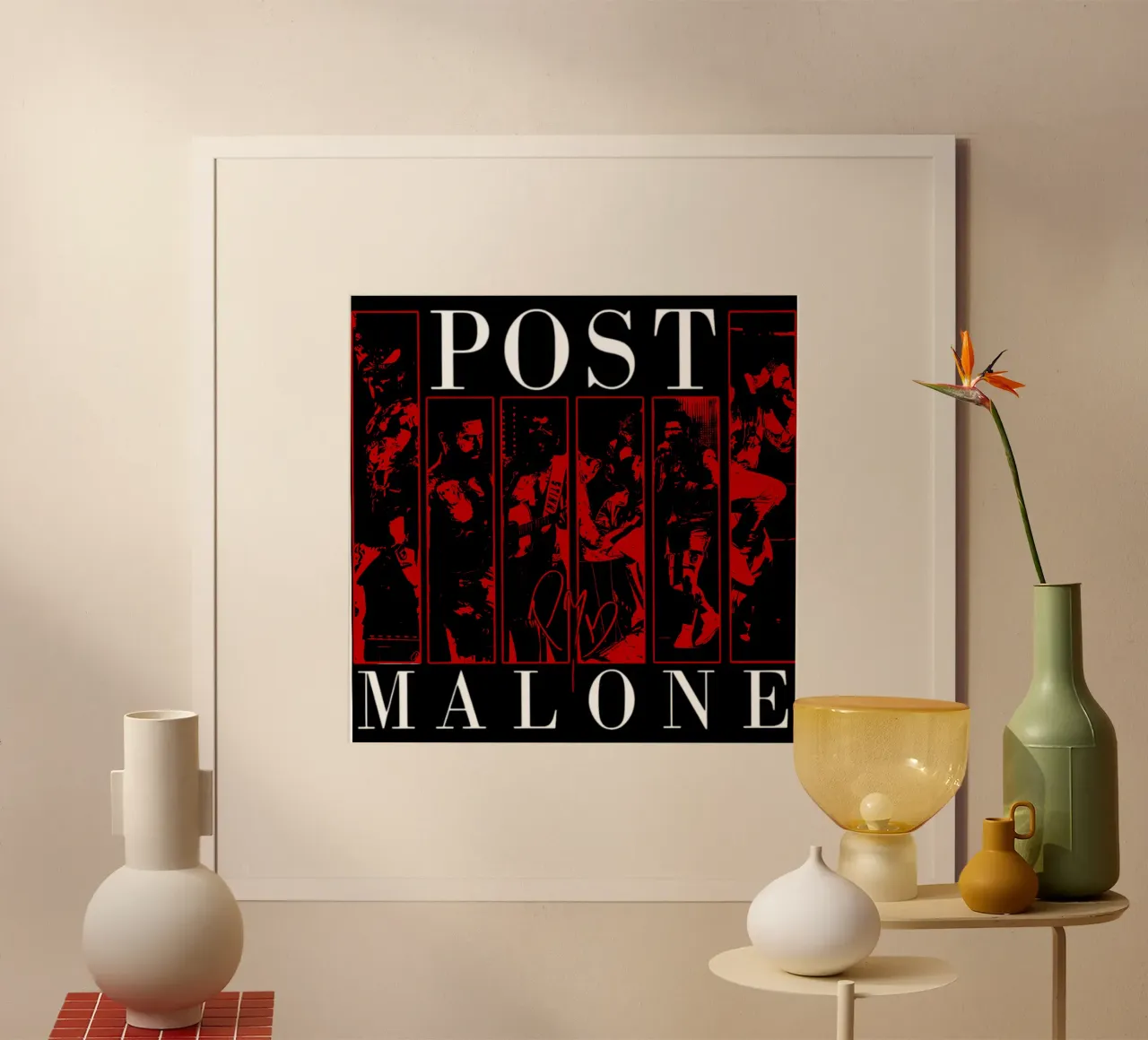 Maglietta Post Malone Classic poster da igoshdesigns