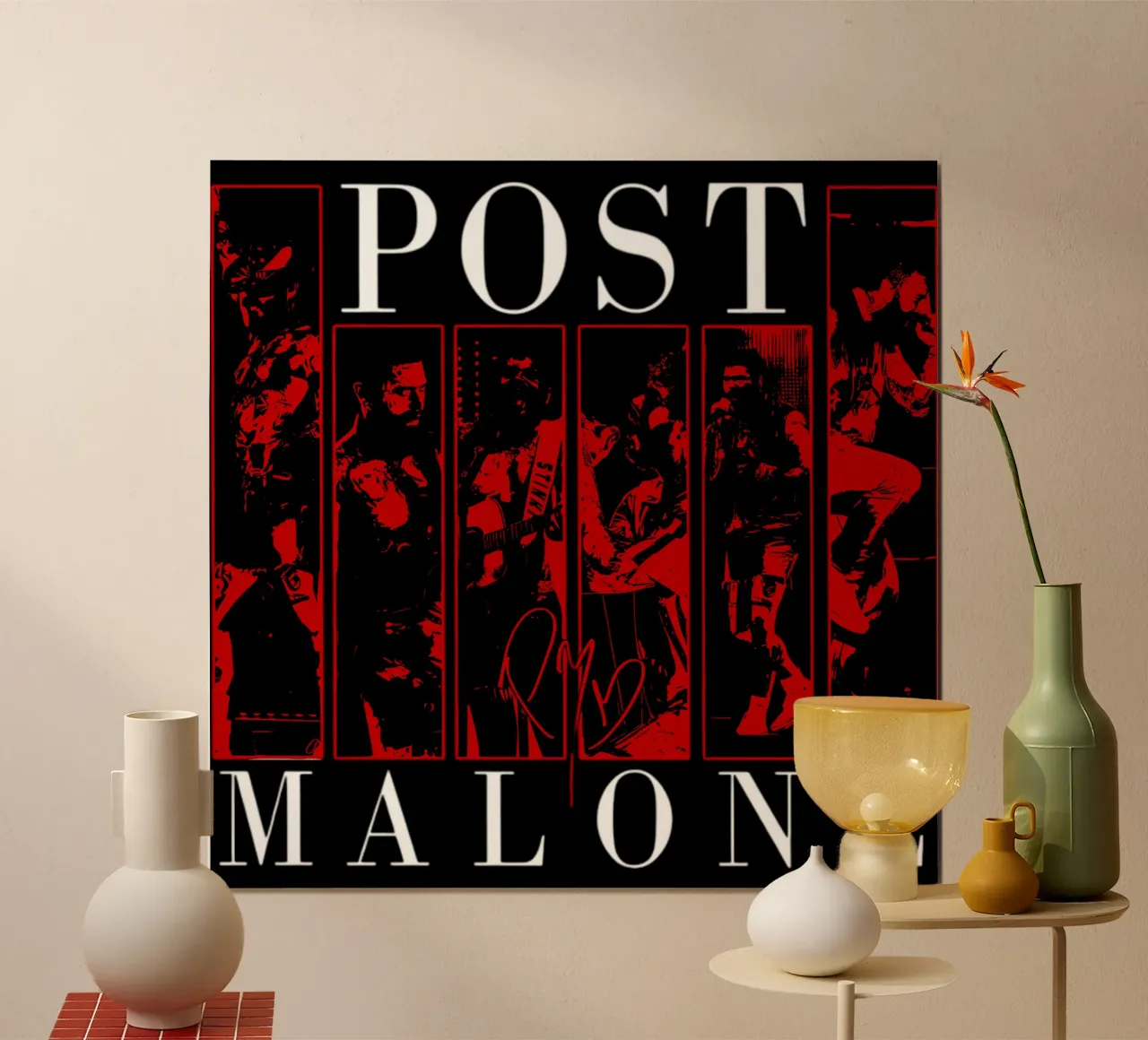 Maglietta Post Malone Classic poster da igoshdesigns