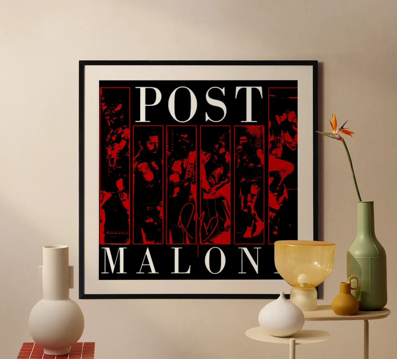 Maglietta Post Malone Classic poster da igoshdesigns