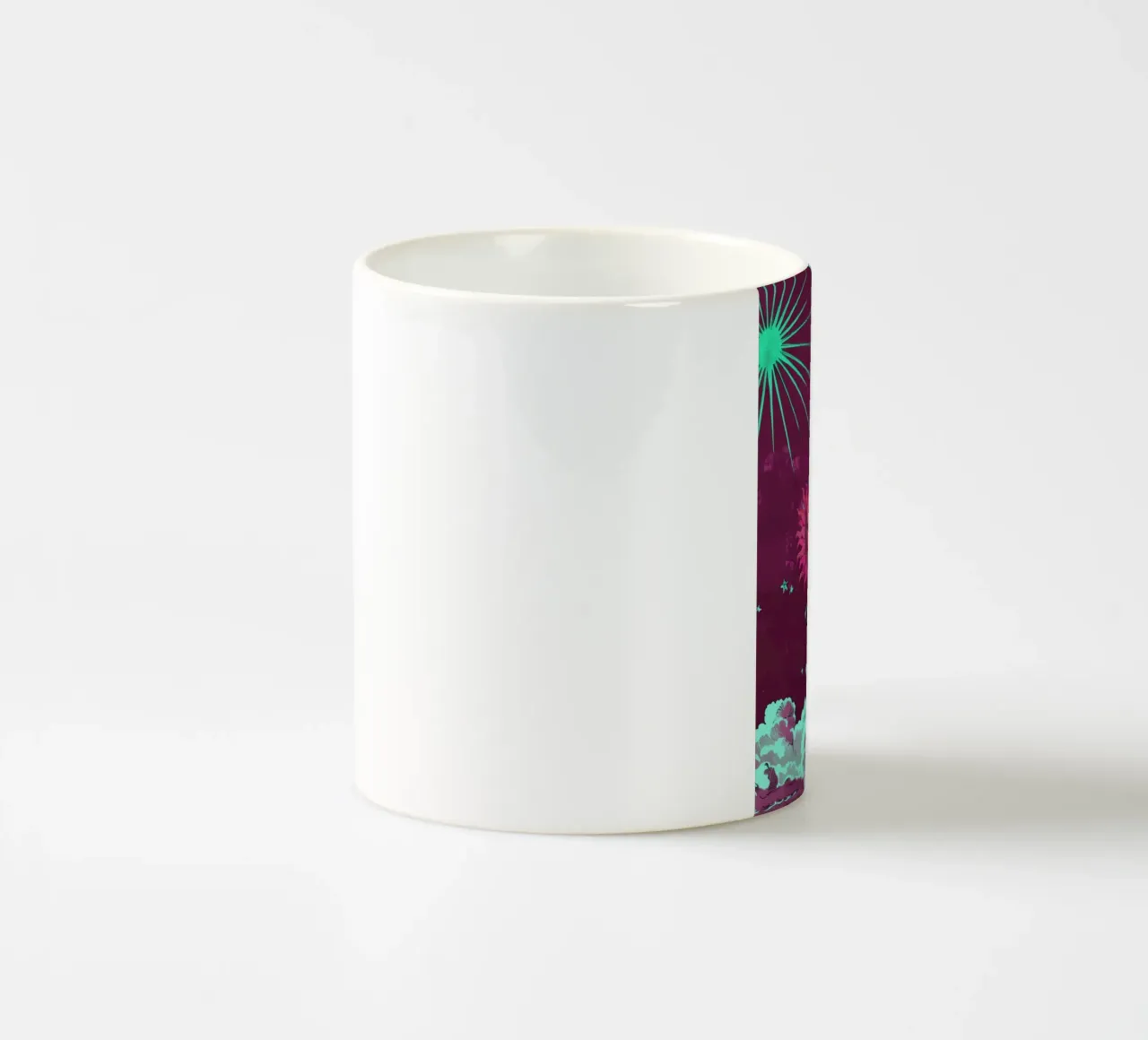 Purple Celestial Maximalist Art tazza in ceramica da GraceDigitalArtCo