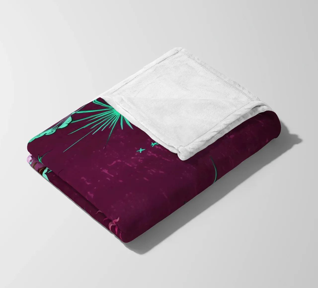 Purple Celestial Maximalist Art coperta in pile da GraceDigitalArtCo