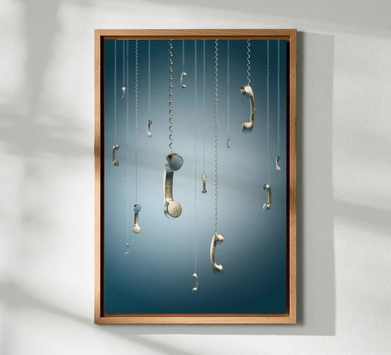 Connessioni tra cielo e terra tela con Cornice a cassetta da undarstellbar Christliche Poster