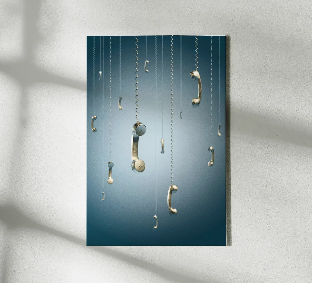 Connessioni tra cielo e terra tela con Cornice a cassetta da undarstellbar Christliche Poster