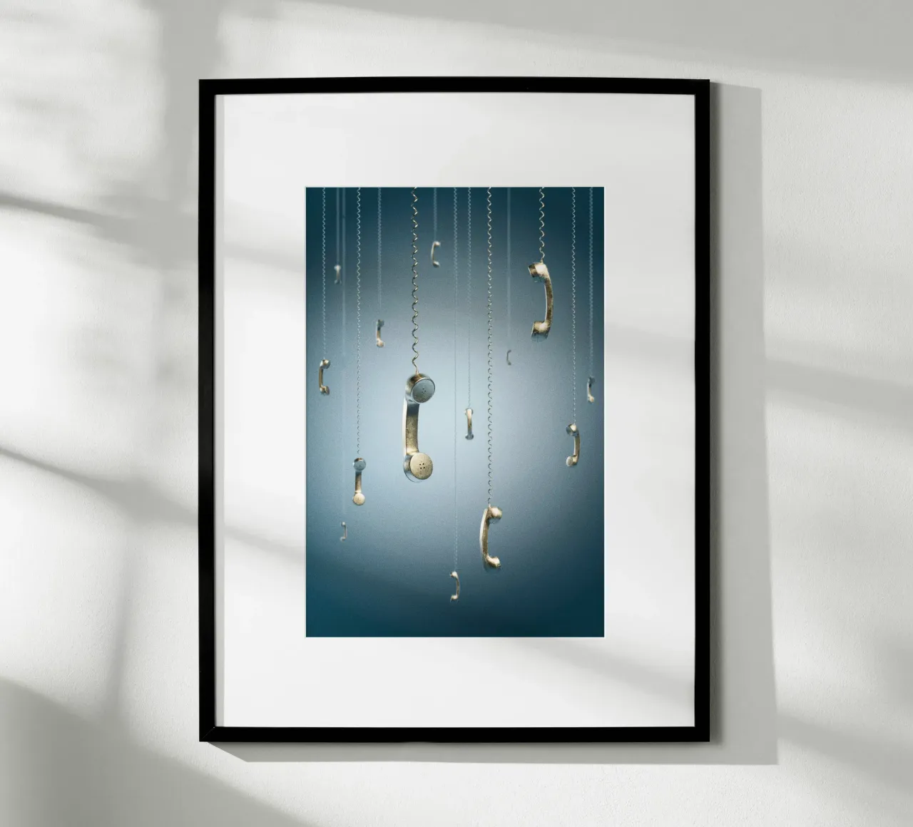 Connessioni tra cielo e terra poster con telaio in plastica da undarstellbar Christliche Poster