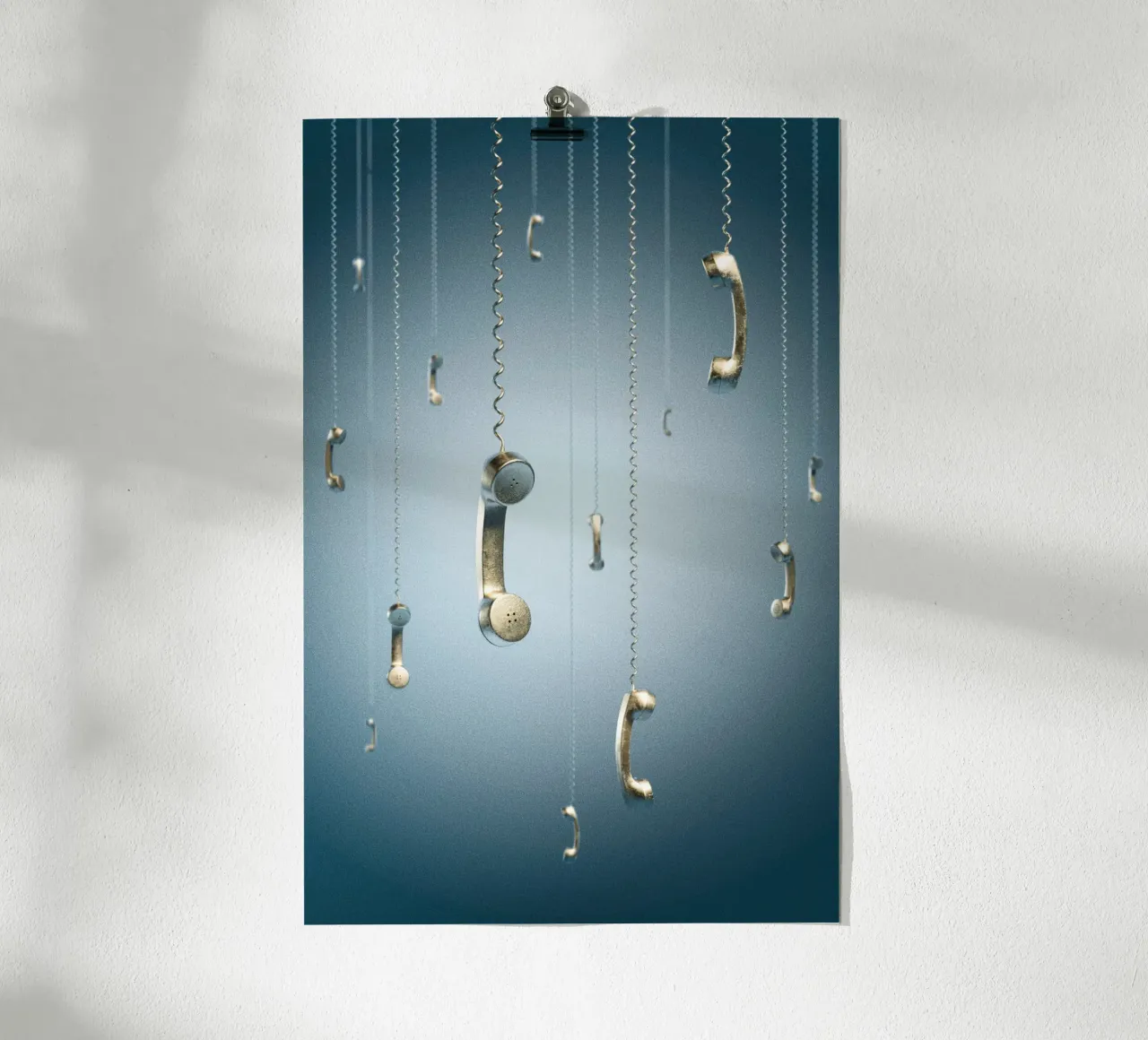 Connessioni tra cielo e terra poster con telaio in plastica da undarstellbar Christliche Poster