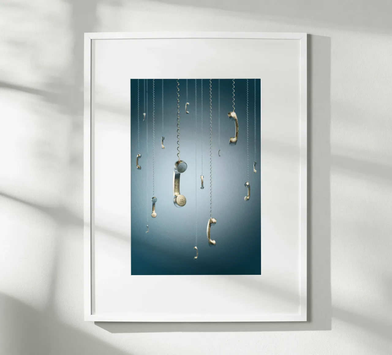 Connessioni tra cielo e terra poster con telaio in plastica da undarstellbar Christliche Poster