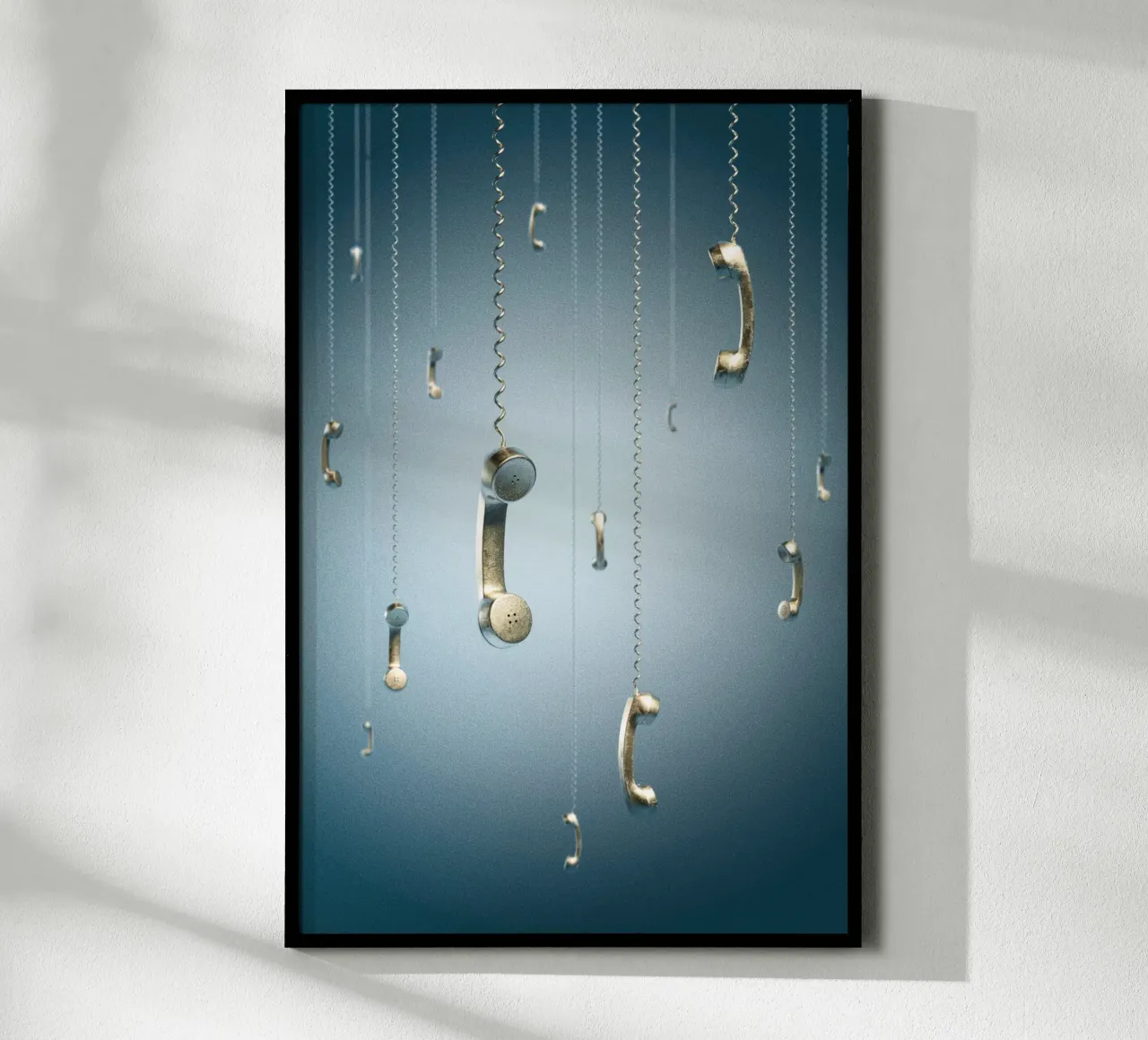 Connessioni tra cielo e terra poster con telaio in plastica da undarstellbar Christliche Poster