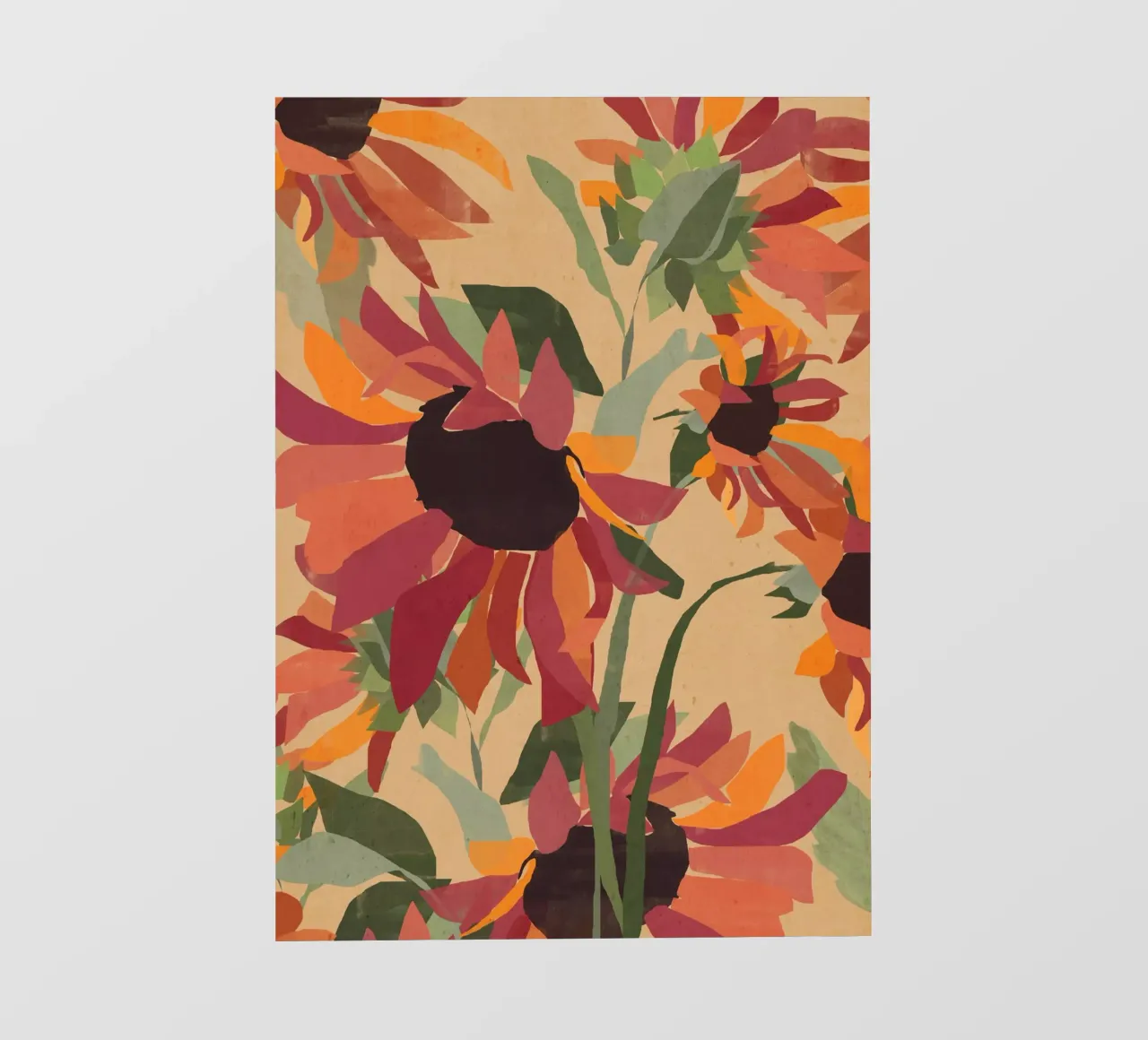 Girasoli 7 telo in pvc da ThingDesign