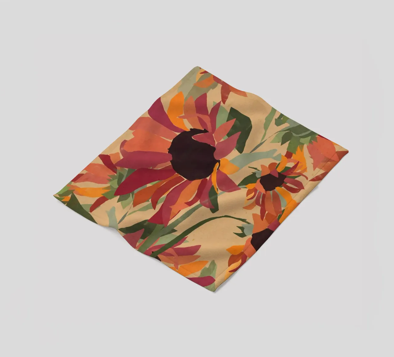 Girasoli 7 coperta in pile da ThingDesign