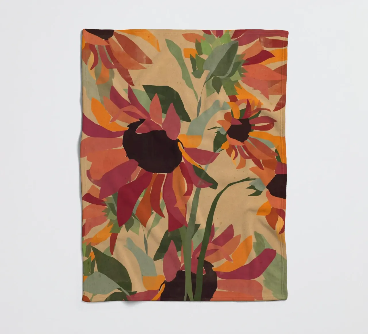 Girasoli 7 coperta in pile da ThingDesign