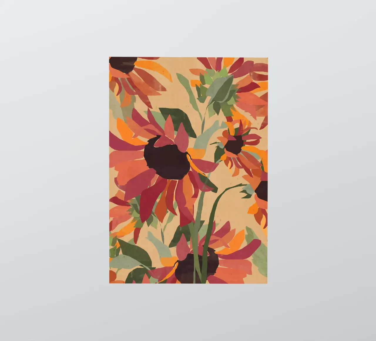 Sonnenblumen 7 Sticker von ThingDesign