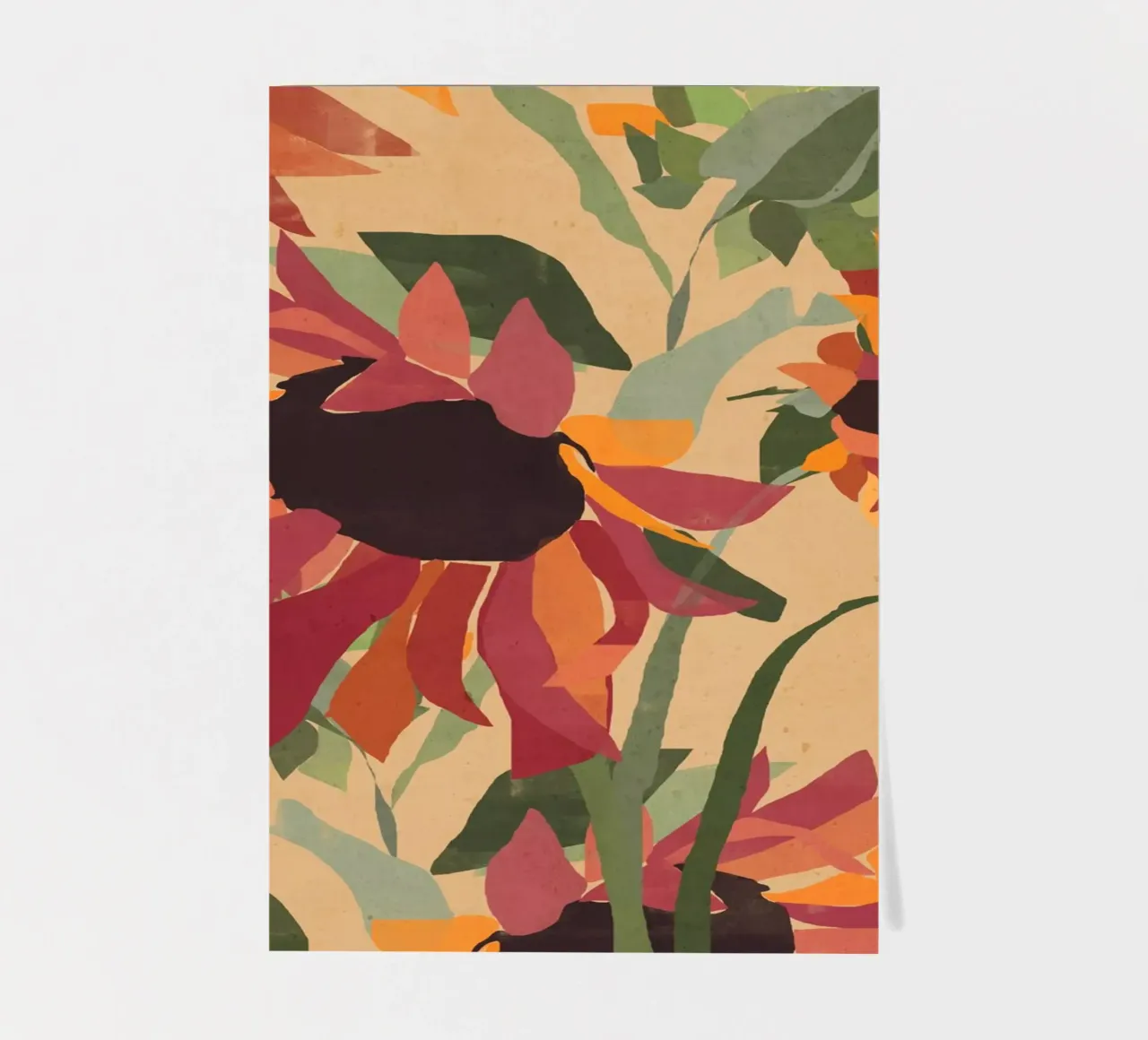 Sunflowers 7 sticker sheet by ThingDesign