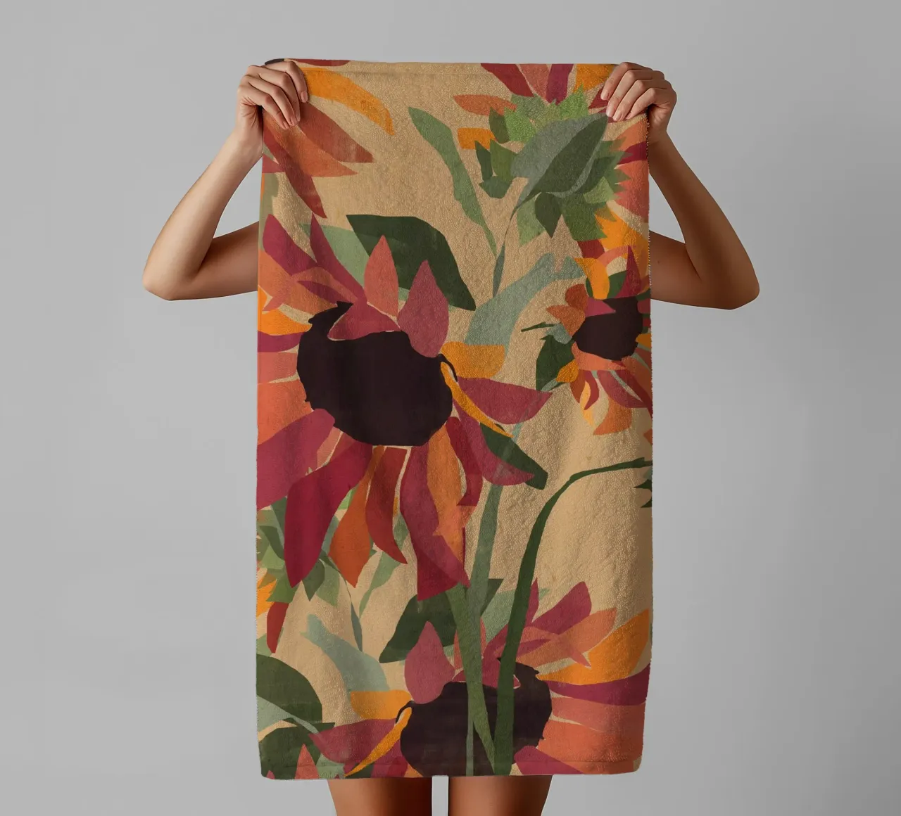 Girasoli 7 asciugamano da bagno da ThingDesign