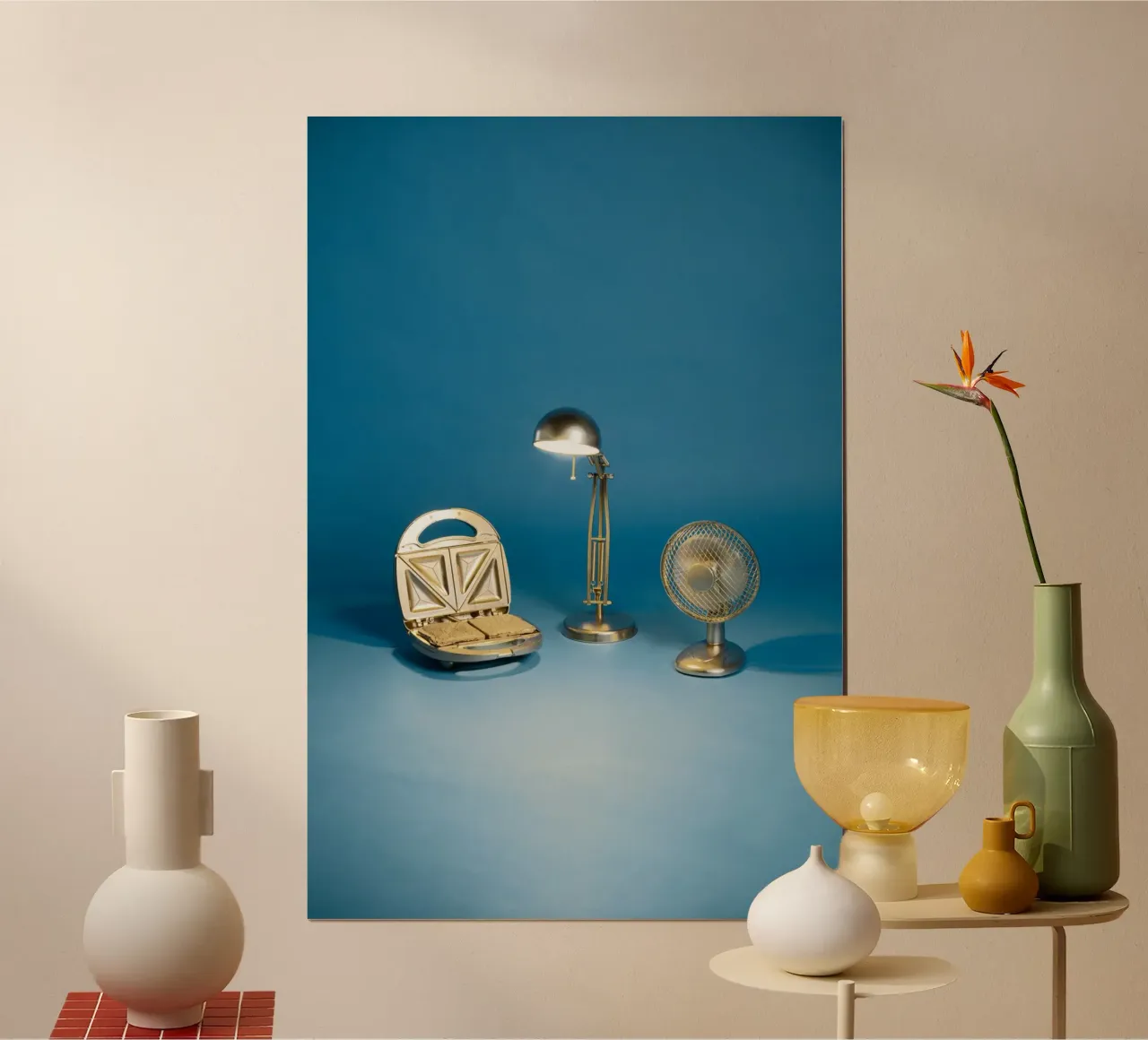 Vader, Zoon en Heilige Geest poster met kunststof frame van undarstellbar Christliche Poster