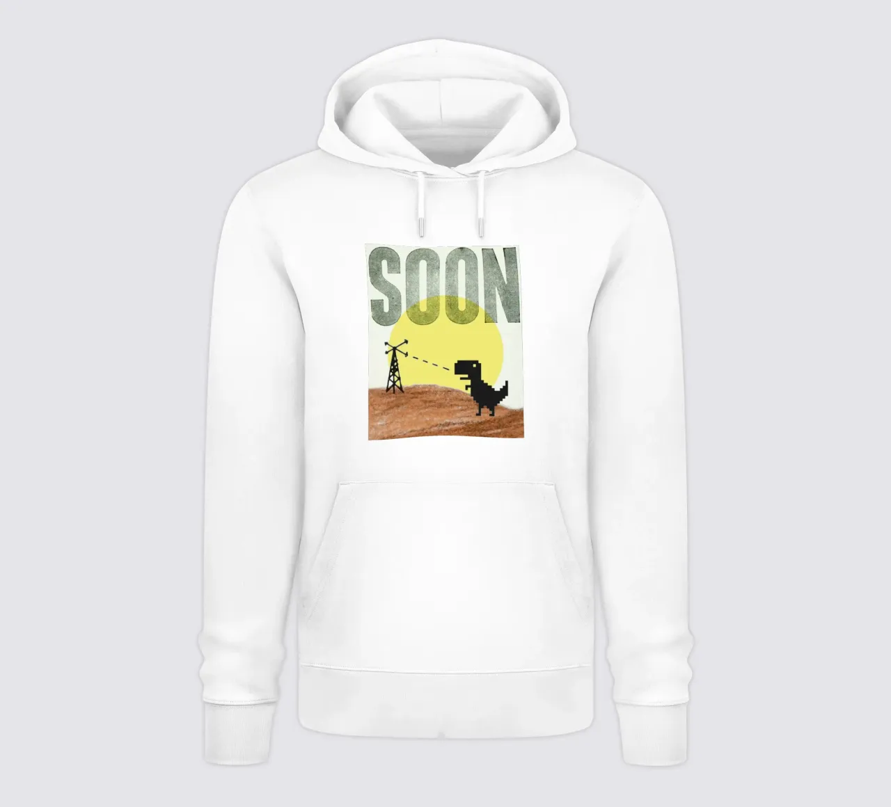 Soon (Internet Dinosaur) felpa con cappuccio da MsGonzalez