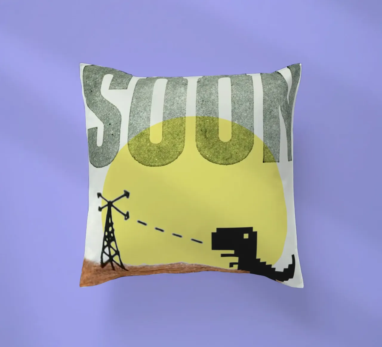 Soon (Internet Dinosaur) cuscino da MsGonzalez