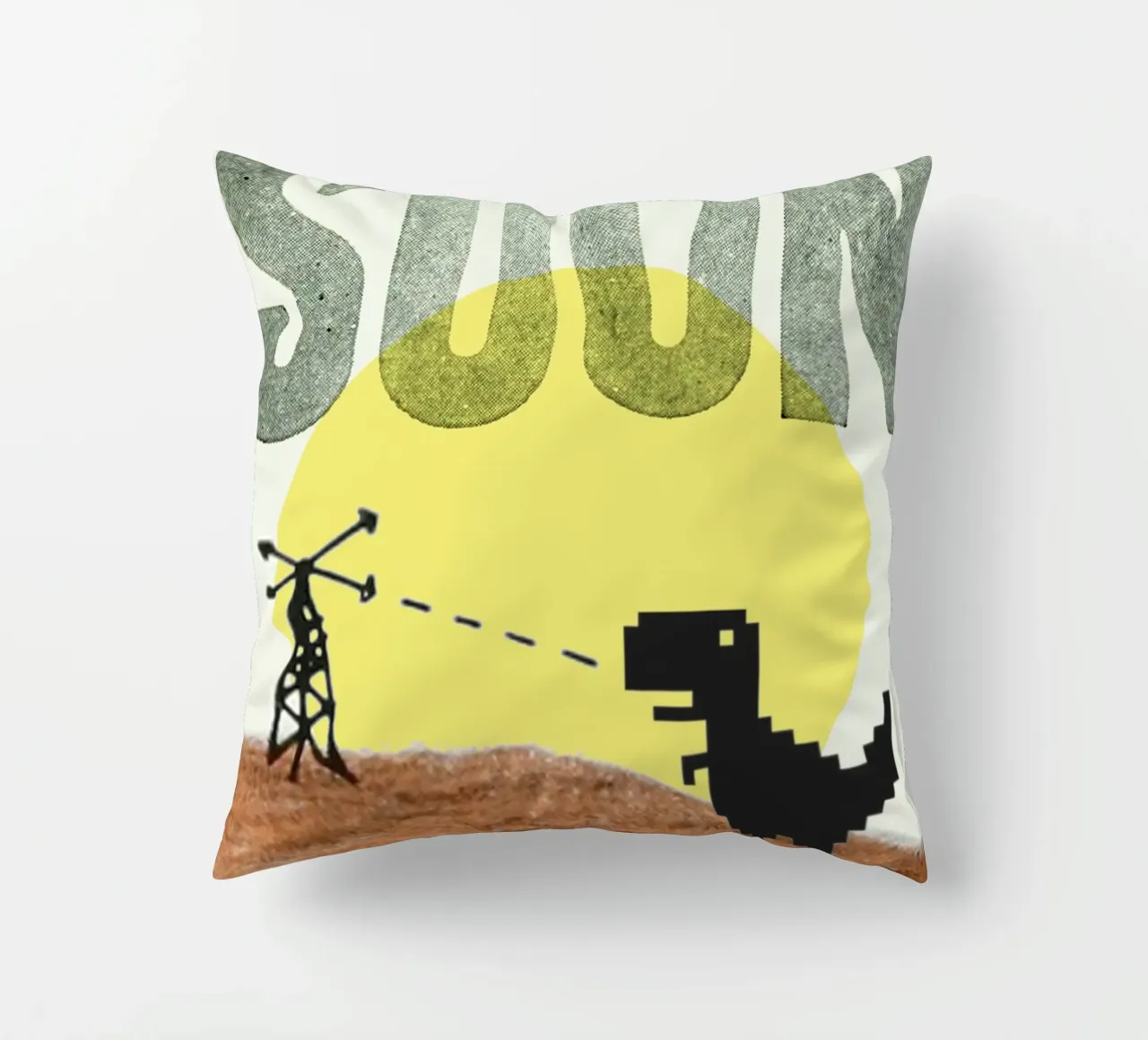Soon (Internet Dinosaur) cuscino da MsGonzalez