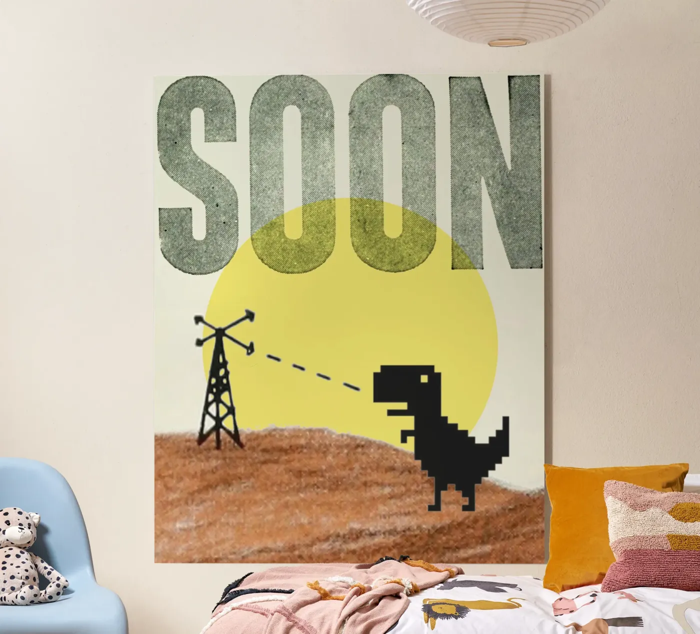 Soon (Internet Dinosaur) acrylic glass by MsGonzalez