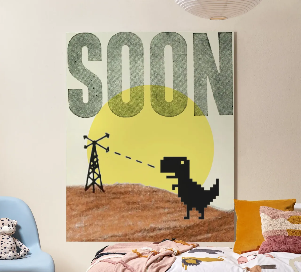 Soon (Internet Dinosaur) plexiglass da MsGonzalez