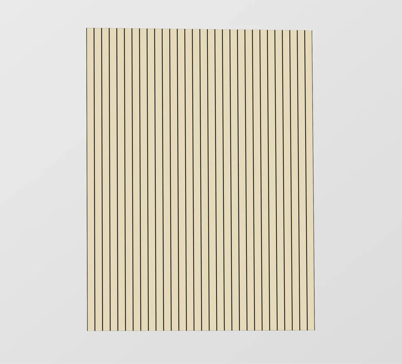 Minimal Basic Classic Pinstripe | Nero su Beige pellicola backlit da Beauty in Simplicity